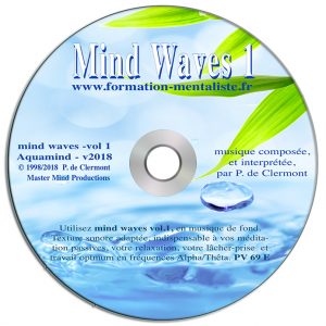 Mentalisme Pascal de Clermont CD Mind Waves 1 AQUAMIND visuel