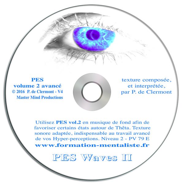 Mentalisme Pascal de Clermont CD Mind Waves 7 PES 2 visuel